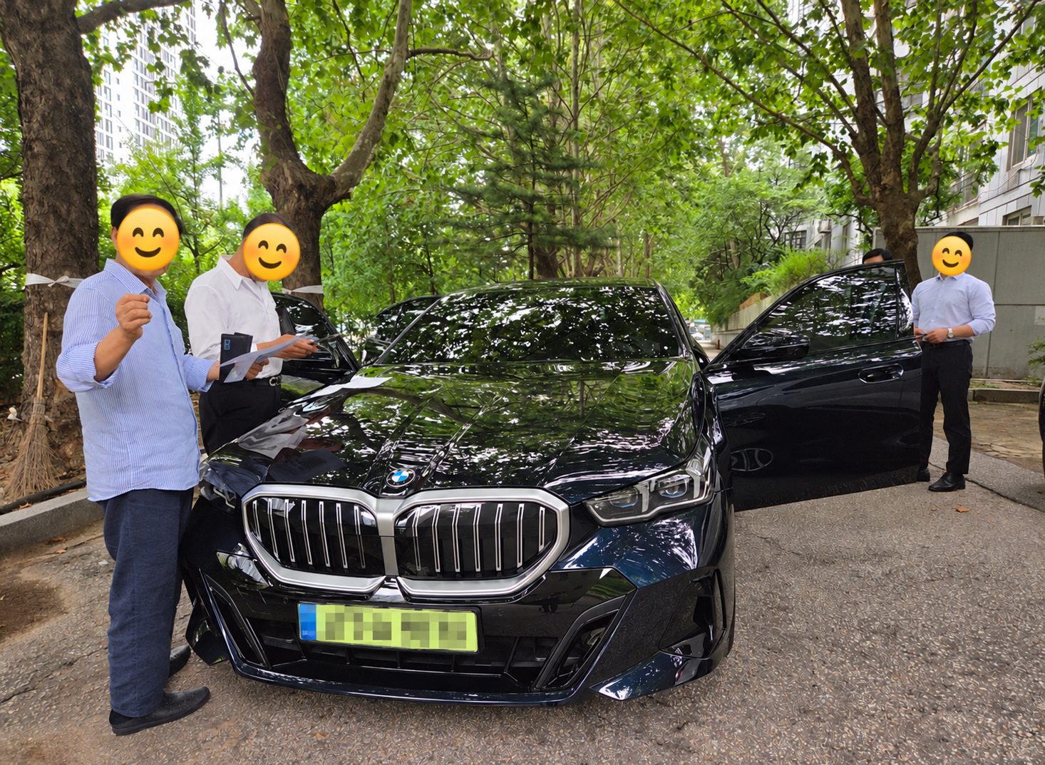 BMW 530i M sport 출고 사진